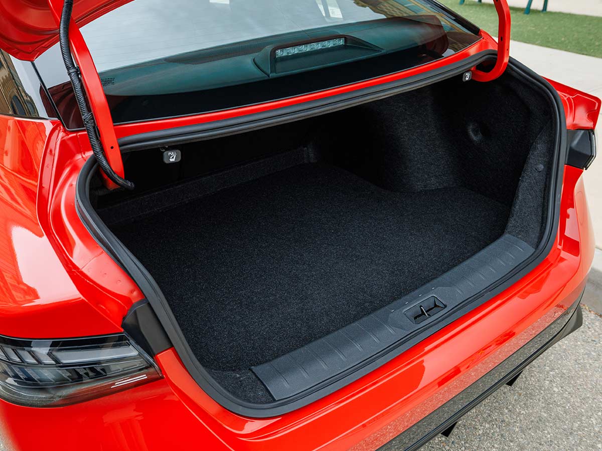 2026 Nissan Sentra Boot Space