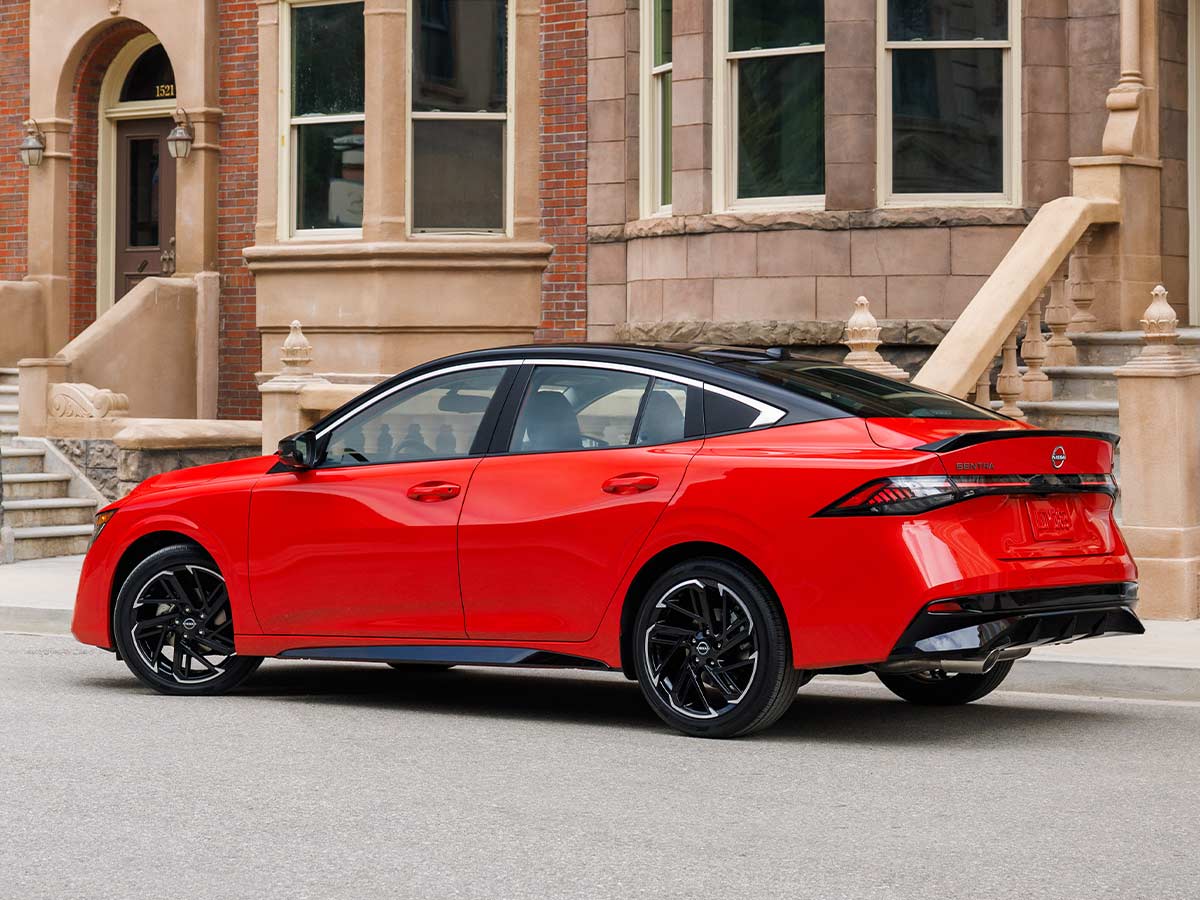 2026 Nissan Sentra Rear Quarter View