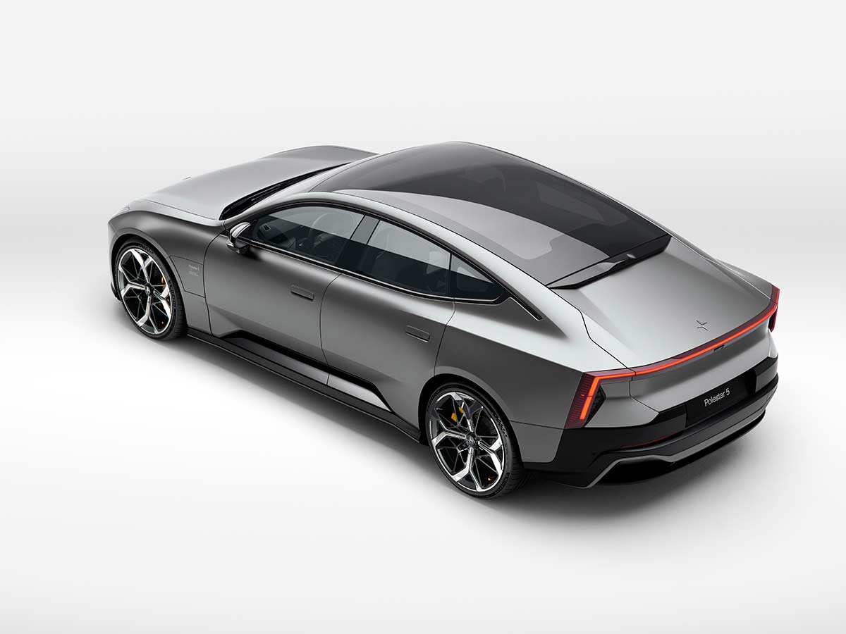 Polestar 5 Grand Tourer 2025 Rear Quarter Top View