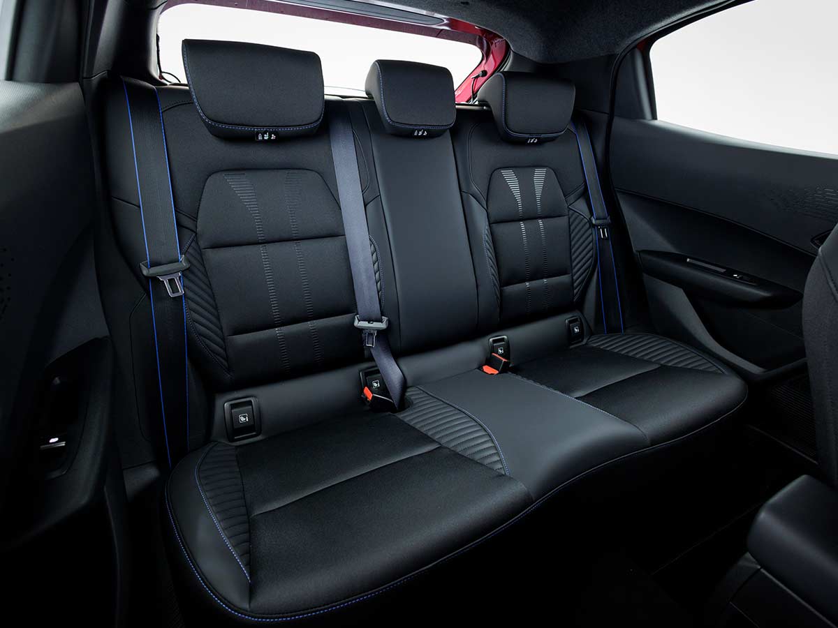 Renault Clio 2025 full hybrid E Tech Rear Seats