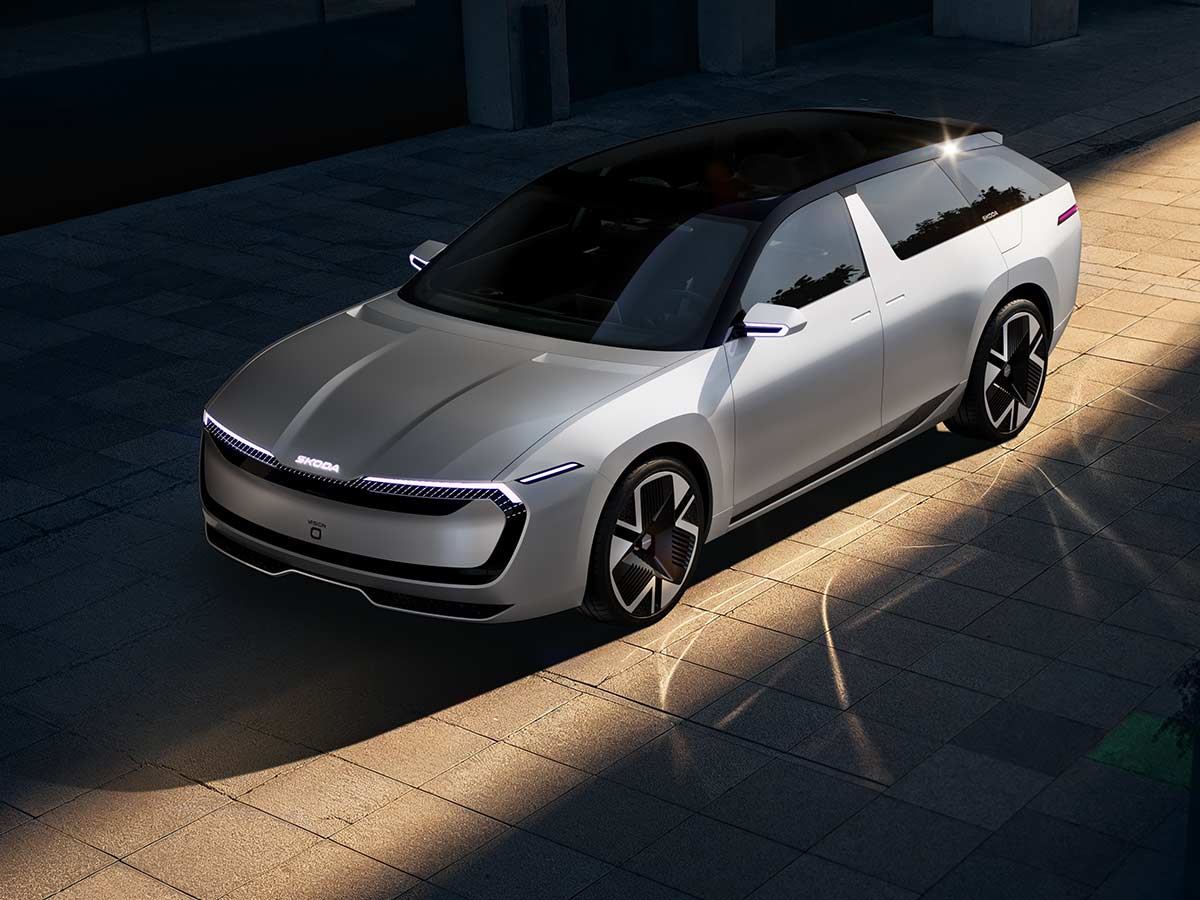 Skoda Vision O Estate Concept 2025 Front Top