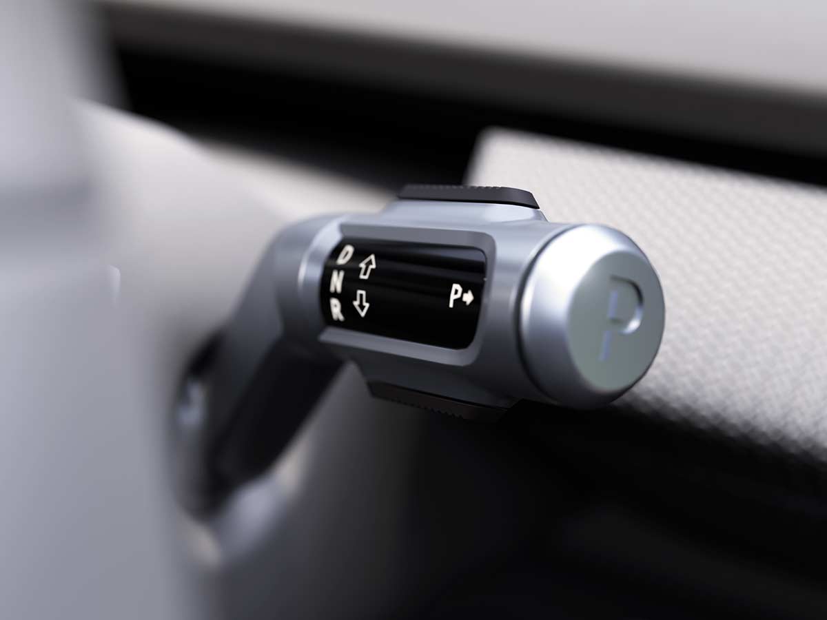 Skoda Vision O Estate Concept 2025 Gear Shifter