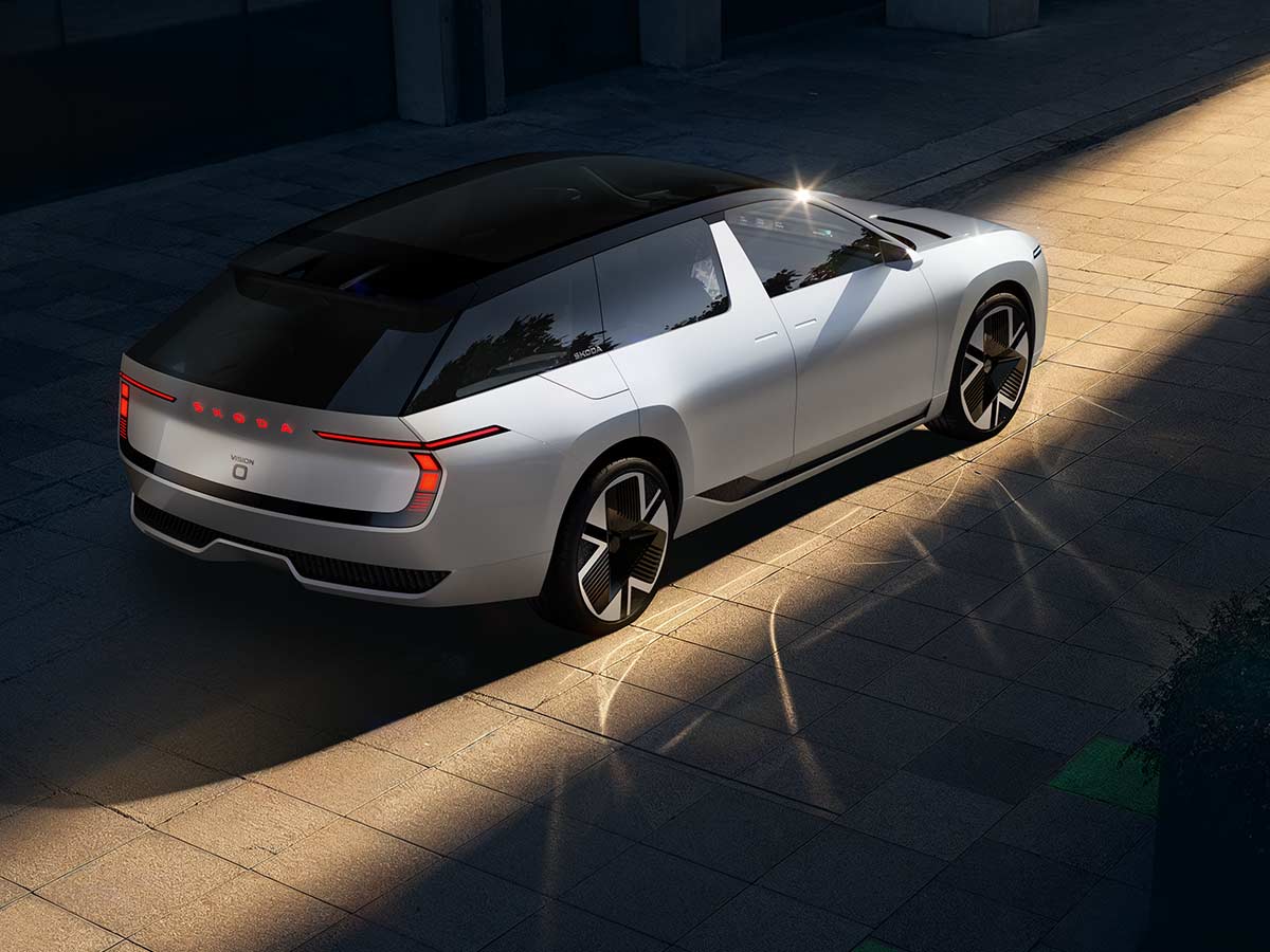 Skoda Vision O Estate Concept 2025 Rear Top