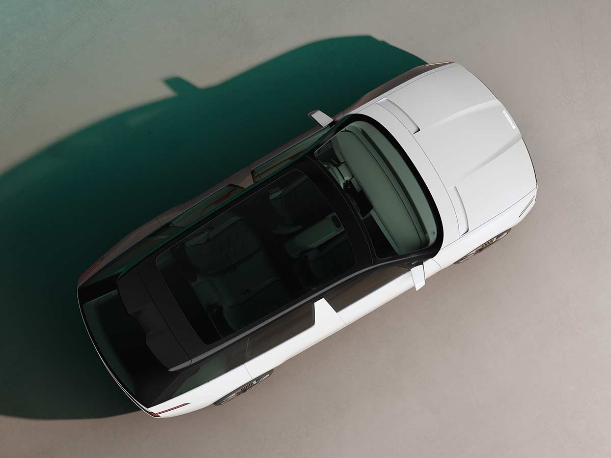 Skoda Vision O Estate Concept 2025 Top View