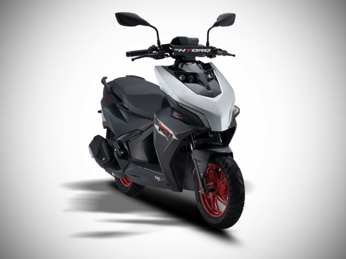 TVS Ntorq 150 Stealth Silver 2025