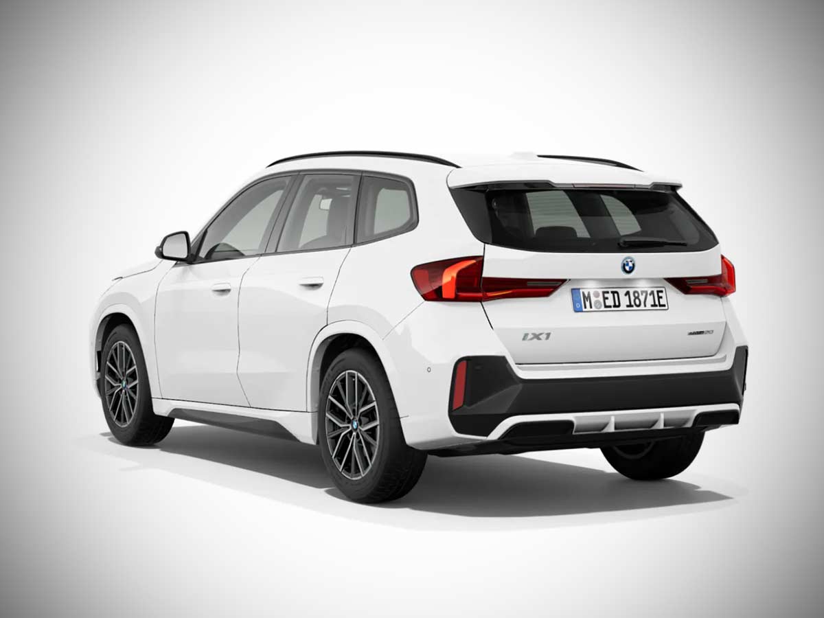 2025 BMW iX1 M Sport Alpine White Rear
