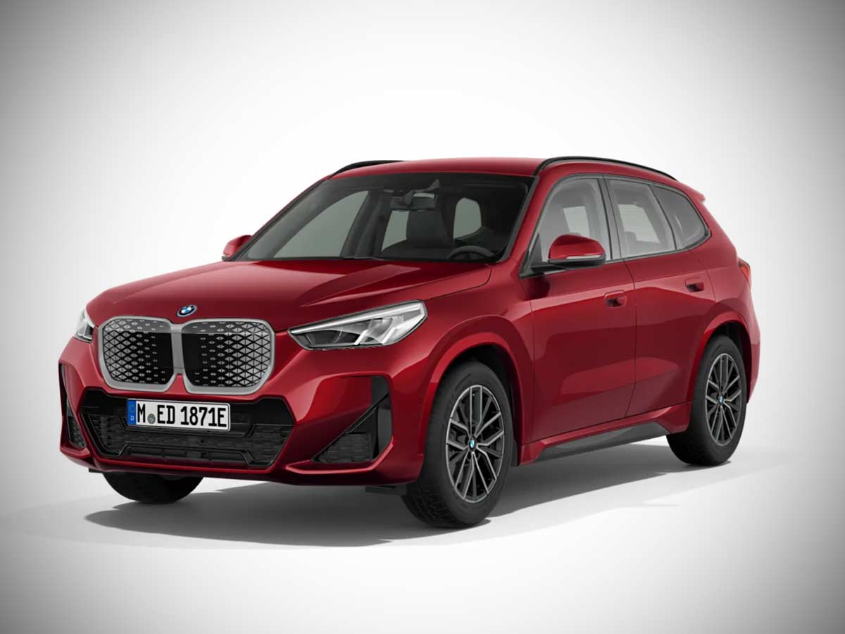 2025 BMW iX1 M Sport Fire Red Front