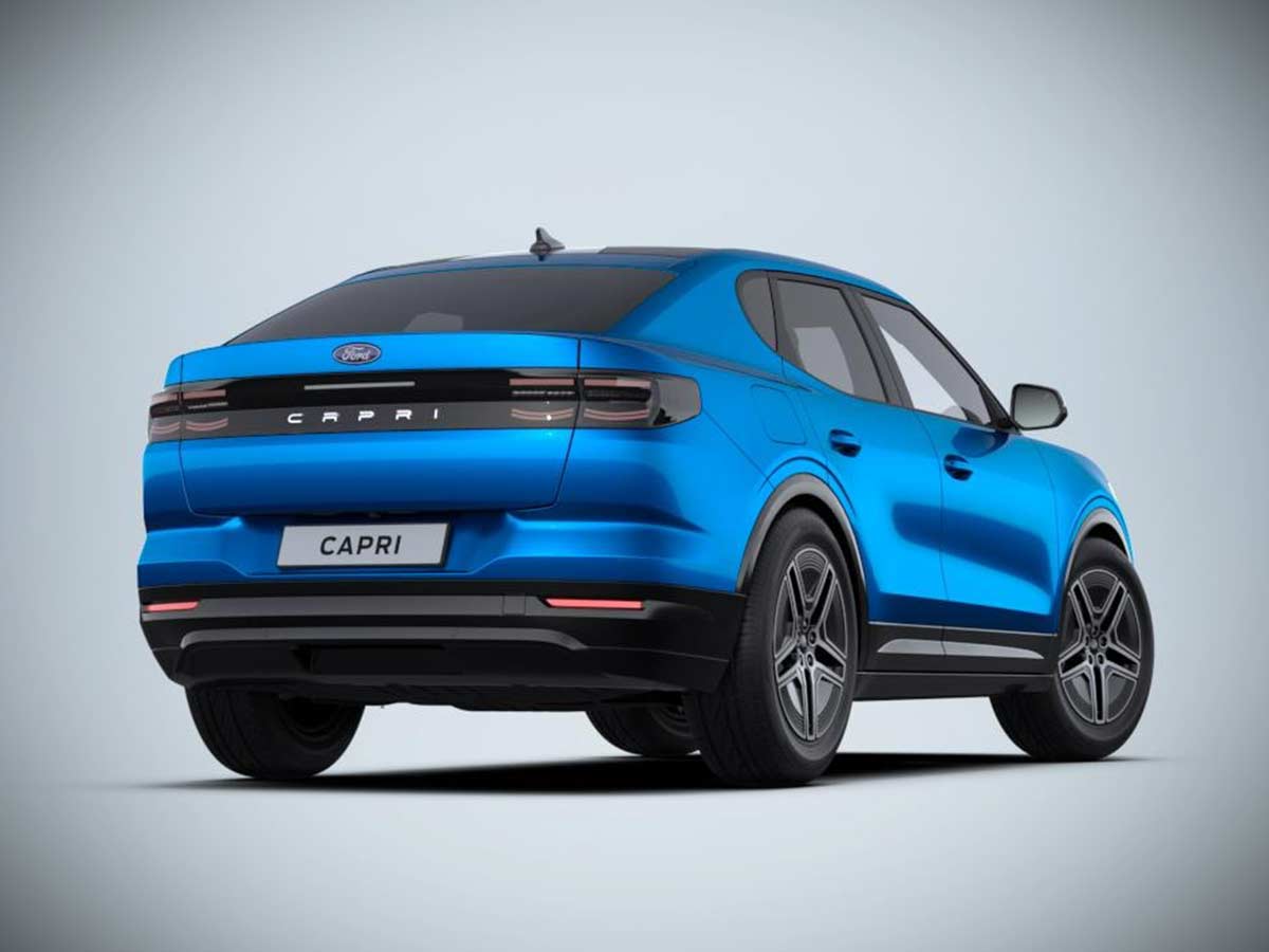 2025 Ford Capri Blue My Mind Rear View