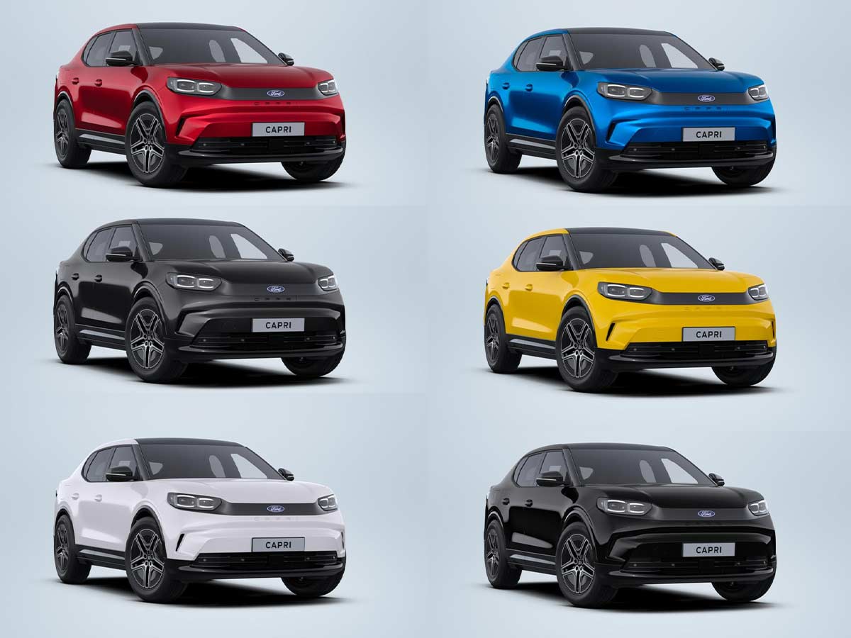 2025 Ford Capri Electric Colors All Options