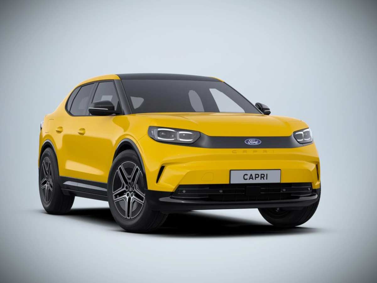 2025 Ford Capri Vivid Yellow Front View