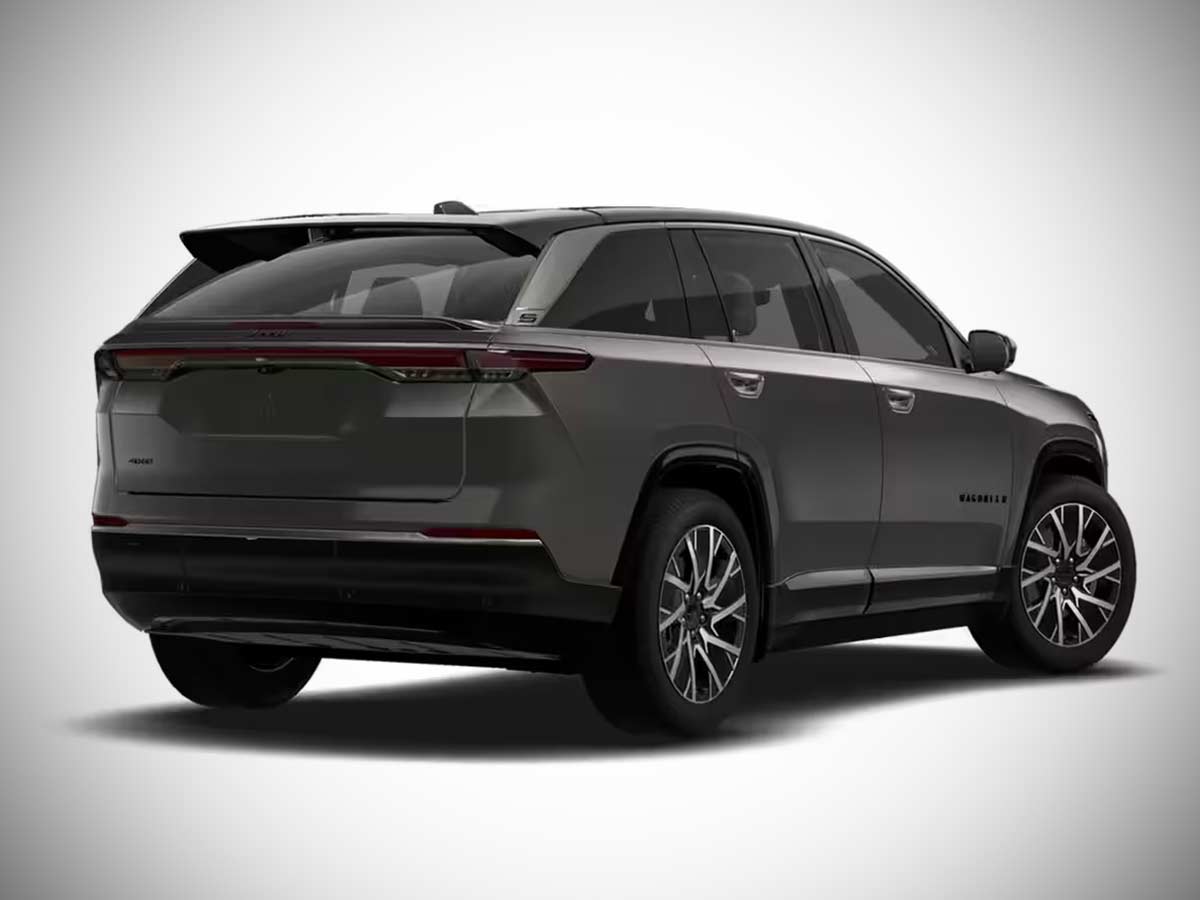 2025 Jeep Wagoneer S Limited Baltic Grey Metallic Rear View