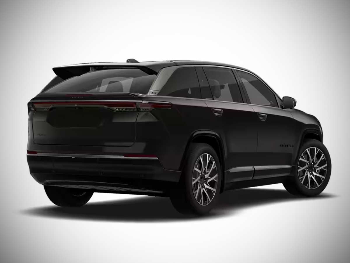 2025 Jeep Wagoneer S Limited Diamond crystal Black Pearl Rear View