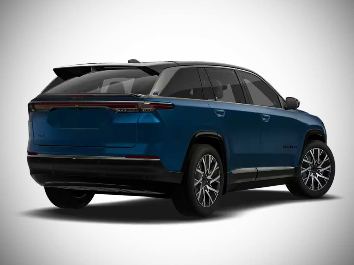 2025 Jeep Wagoneer S Limited Fathom Blue Pearl Rear View