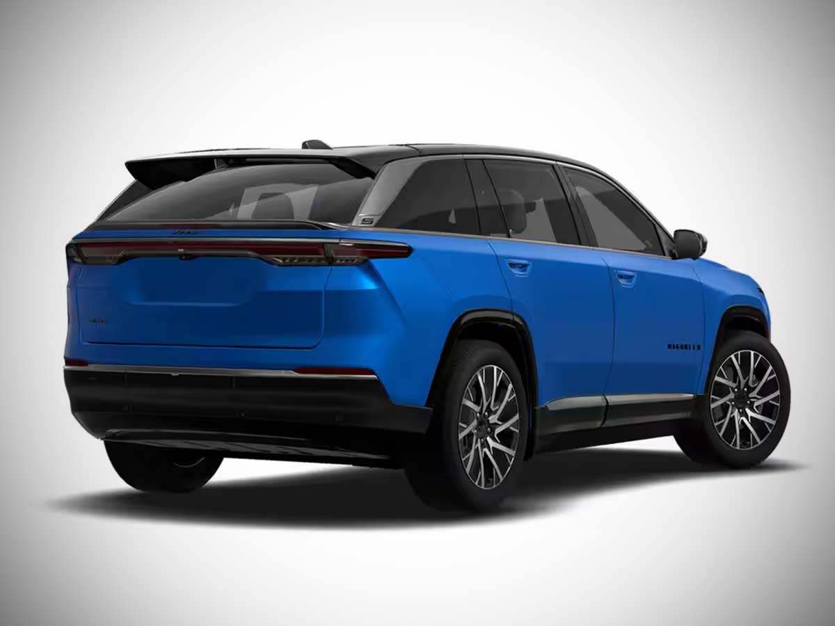 2025 Jeep Wagoneer S Limited Hydro Blue Pearl Rear View