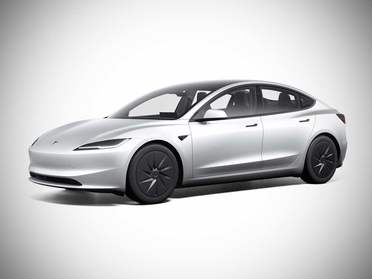 2025 Tesla Model 3 Standard Pearl White