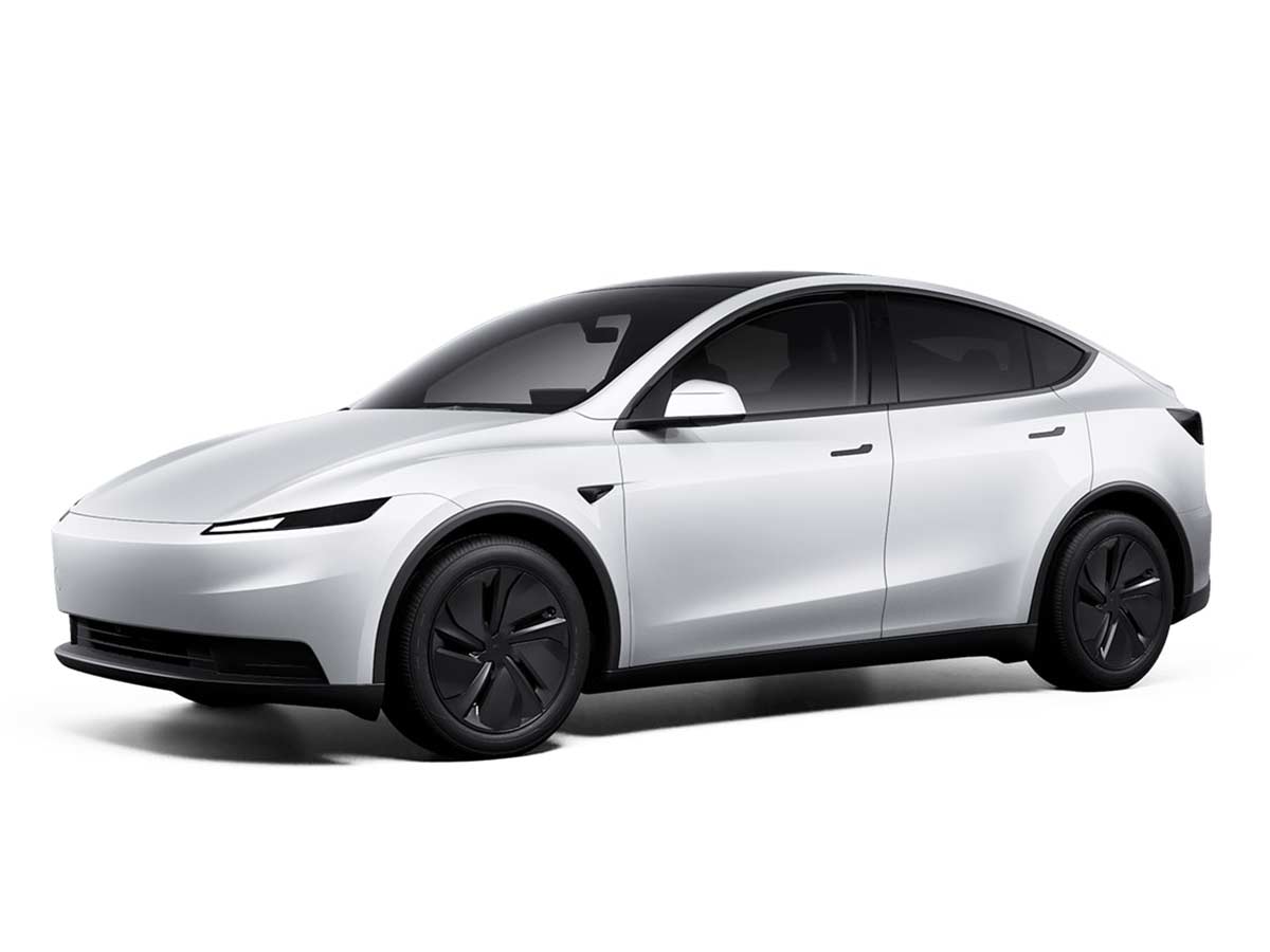 2025 Tesla Model Y Standard Pearl White