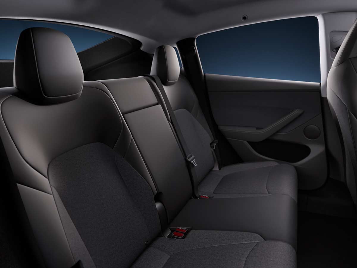 2025 Tesla Model Y Standard Rear Seats