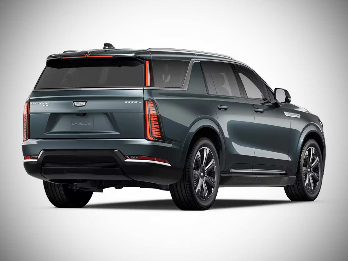 2026 Cadillac Escalade IQL Premium Luxury Deep Space Metallic Rear View