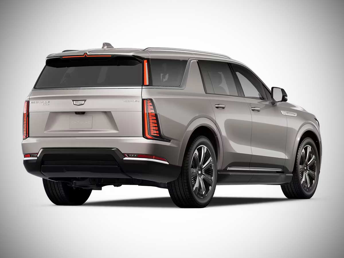 2026 Cadillac Escalade IQL Premium Luxury Sandstone Rear View