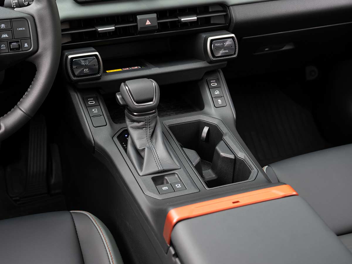 2026 Toyota RAV4 HEV Woodland Gear Shifter