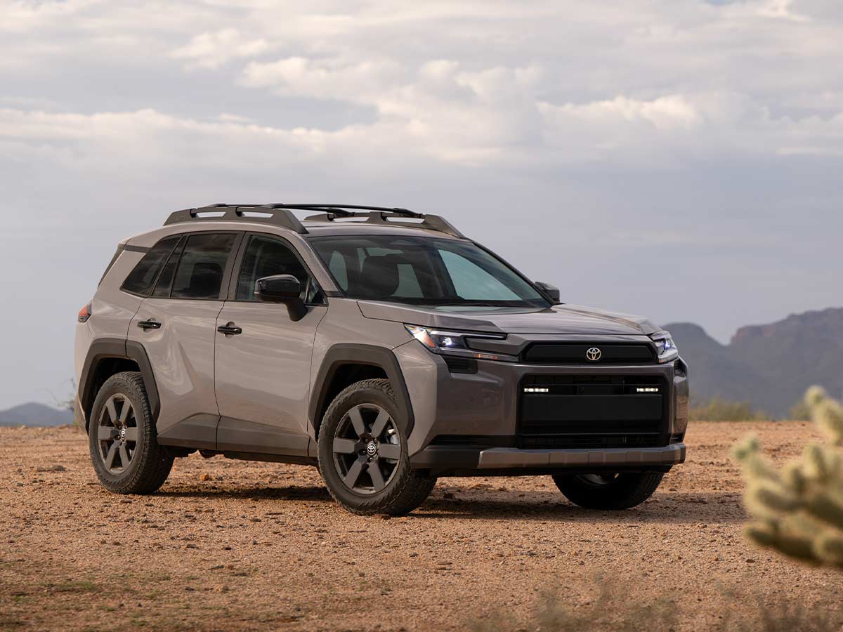 2026 Toyota RAV4 HEV Woodland Urban Rock Front Quarter