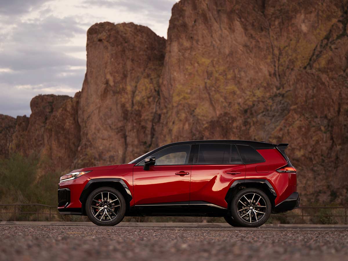 2026 Toyota RAV4 PHEV GR Sport Supersonic Red Side