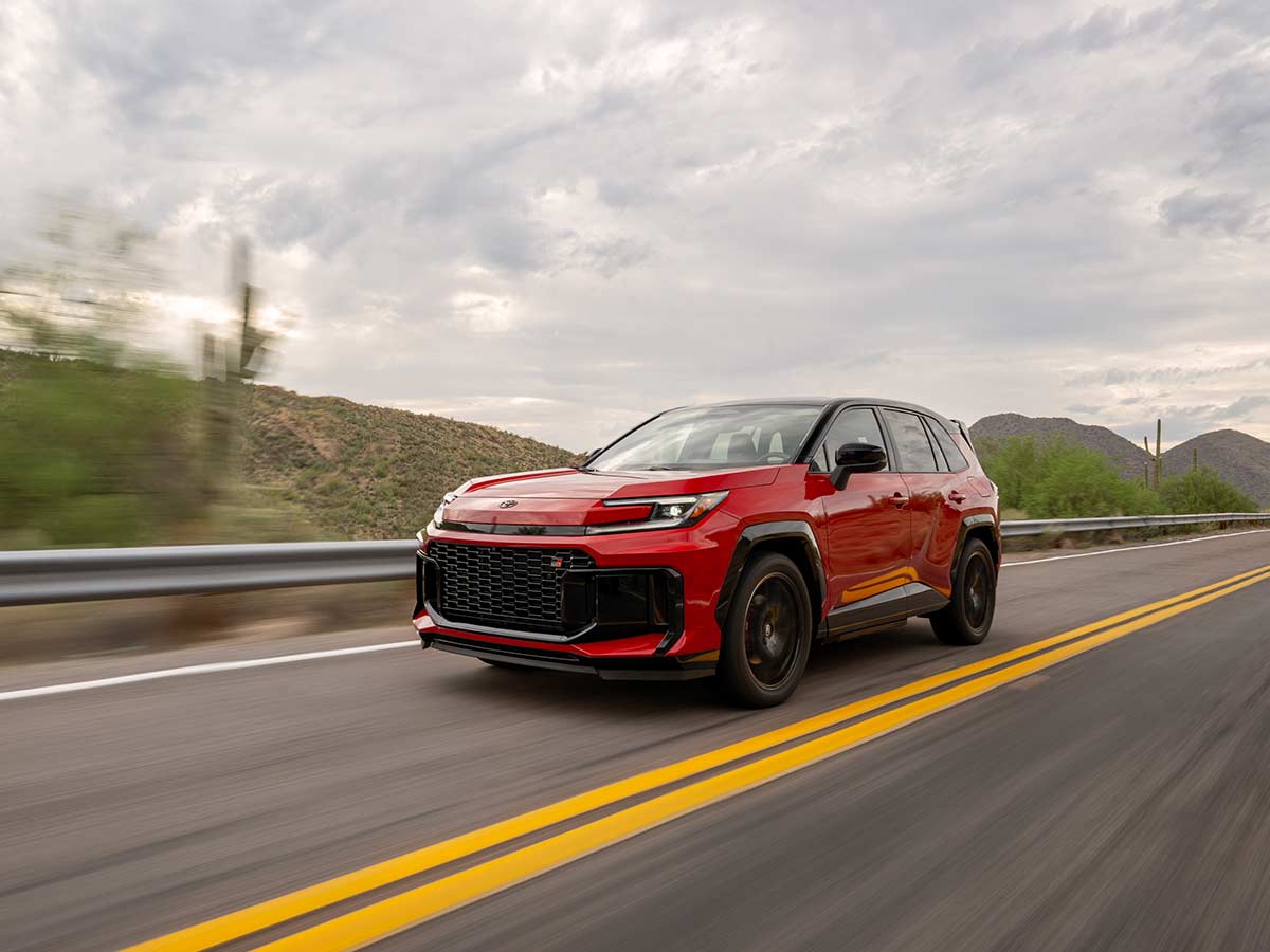 2026 Toyota RAV4 PHEV GR Sport Supersonic Red Speed