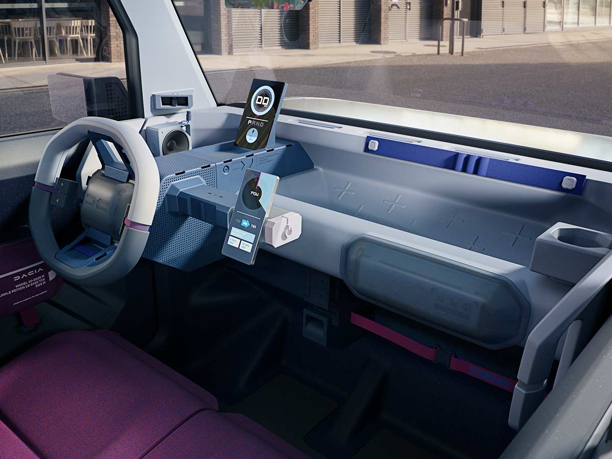 Dacia Hipster Concept Car Interior Dashboard
