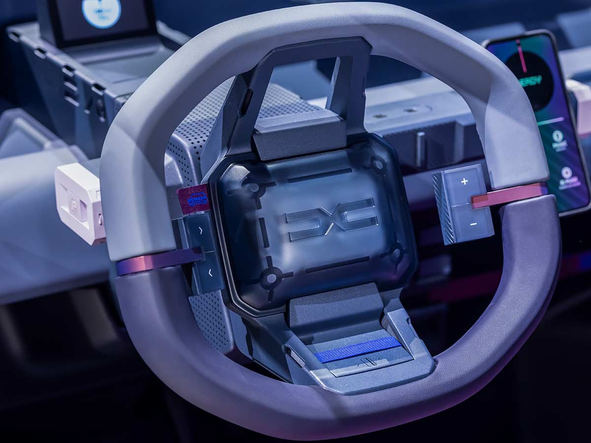 Dacia Hipster Concept Car Steering Wheel