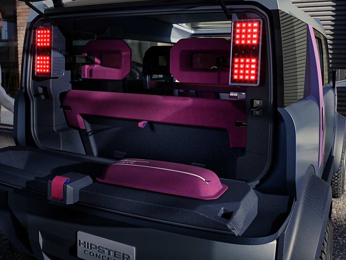 Dacia Hipster Concept Car Trunk