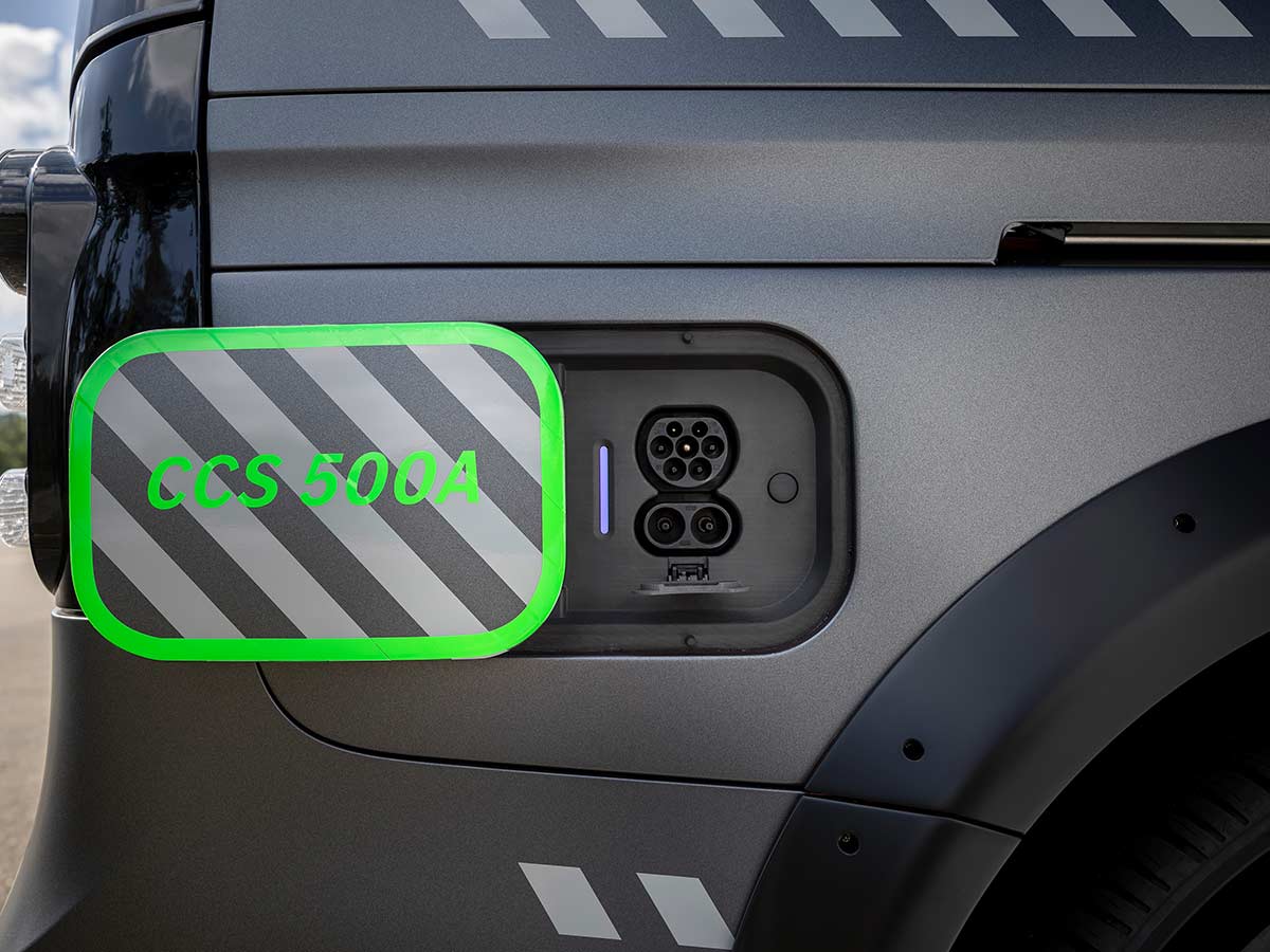 Mercedes Benz ELF CCS 500A Charging Socket