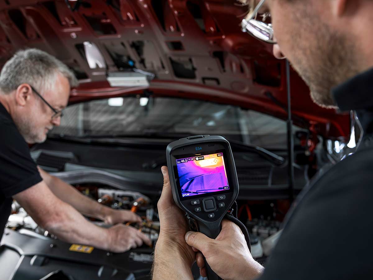 Mercedes Benz ELF Electric Car Thermal test