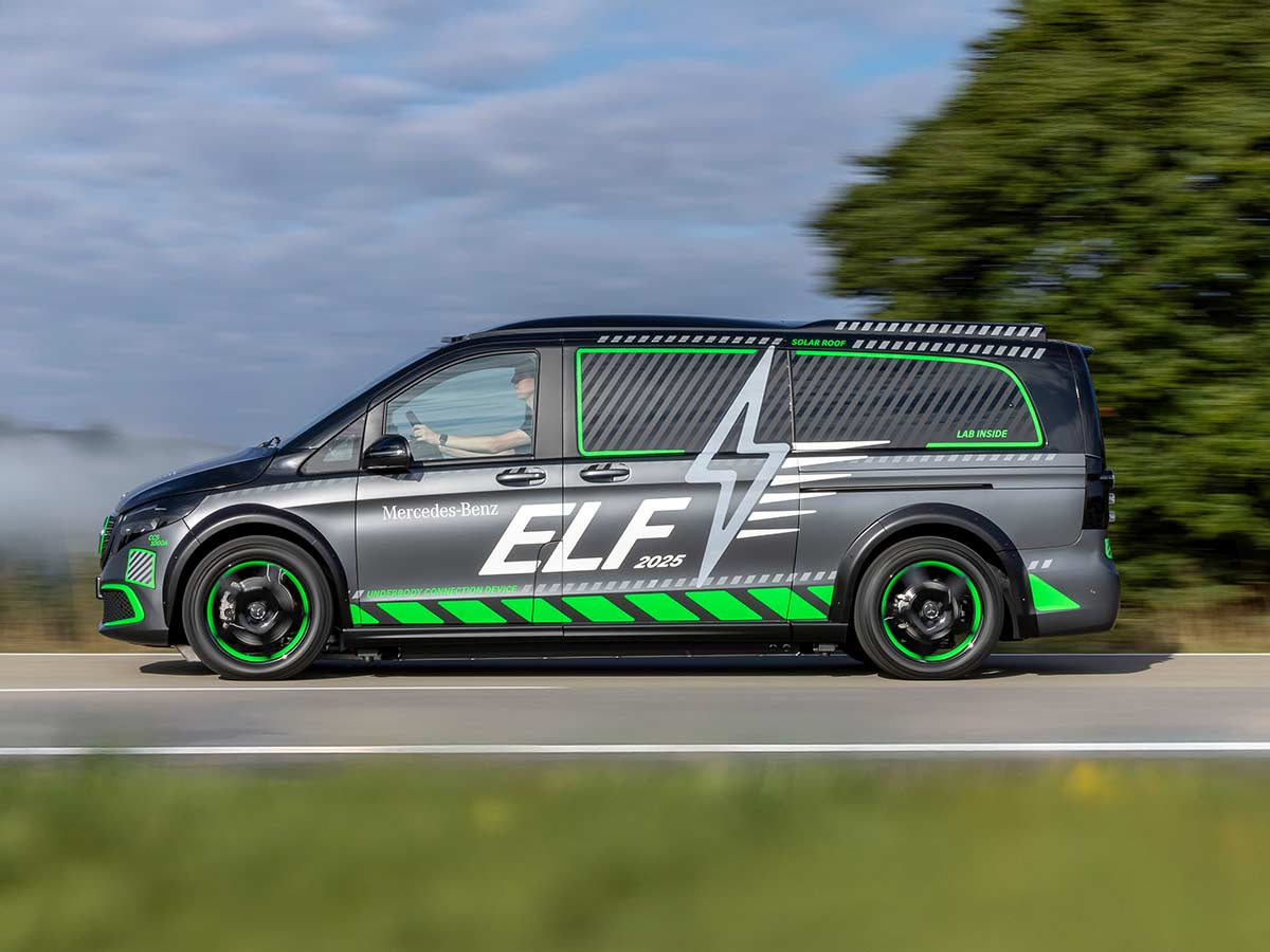 Mercedes Benz ELF Electric Vehicle Speed Range