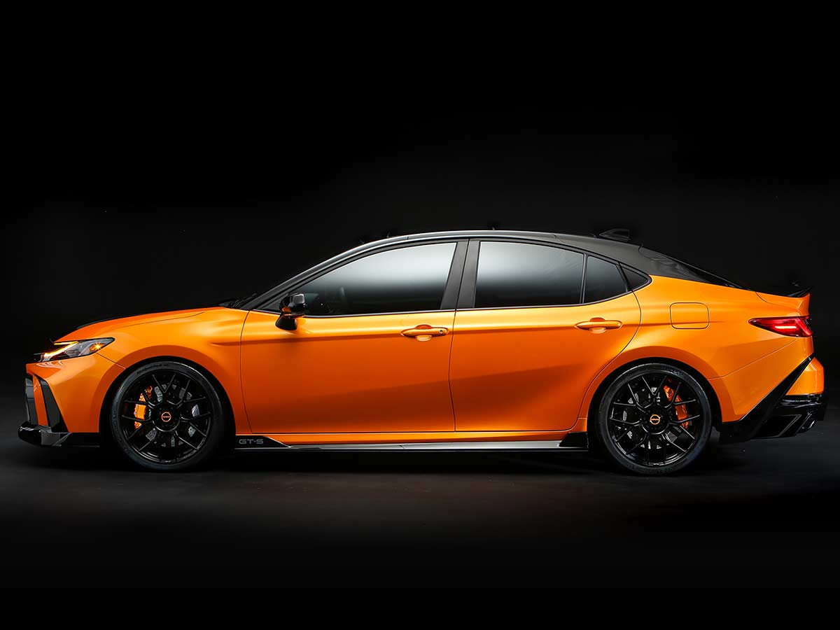 Toyota Camry GT S Concept SEMA 2025 Side View