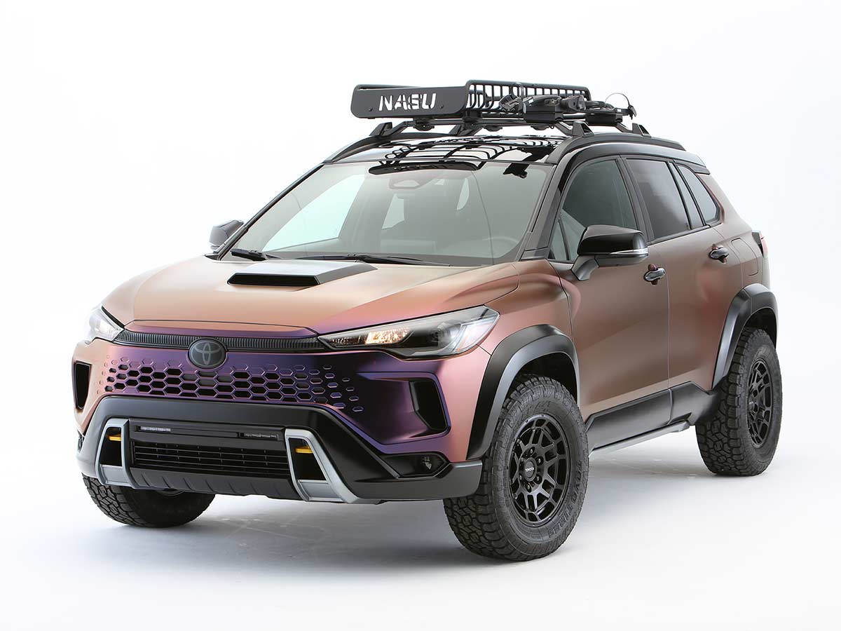 The 2026 Corolla Cross Nasu Edition is a Mountain-Ready Machine Toyota Corolla Cross Nasu Edition SEMA 2025 Front Quarter