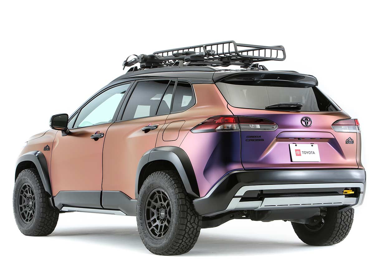 Toyota Corolla Cross Nasu Edition SEMA 2025 Rear Quarter