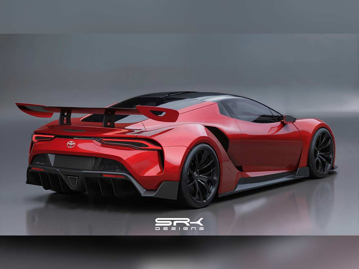 Toyota MR2 EV Concept by SRK Designs Rear Quarter View