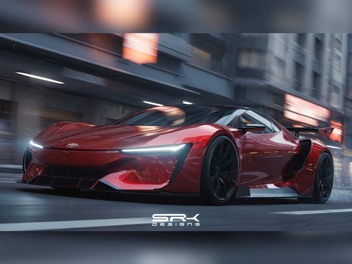Toyota MR2 Electric Concept by SRK Designs Front Quarter View