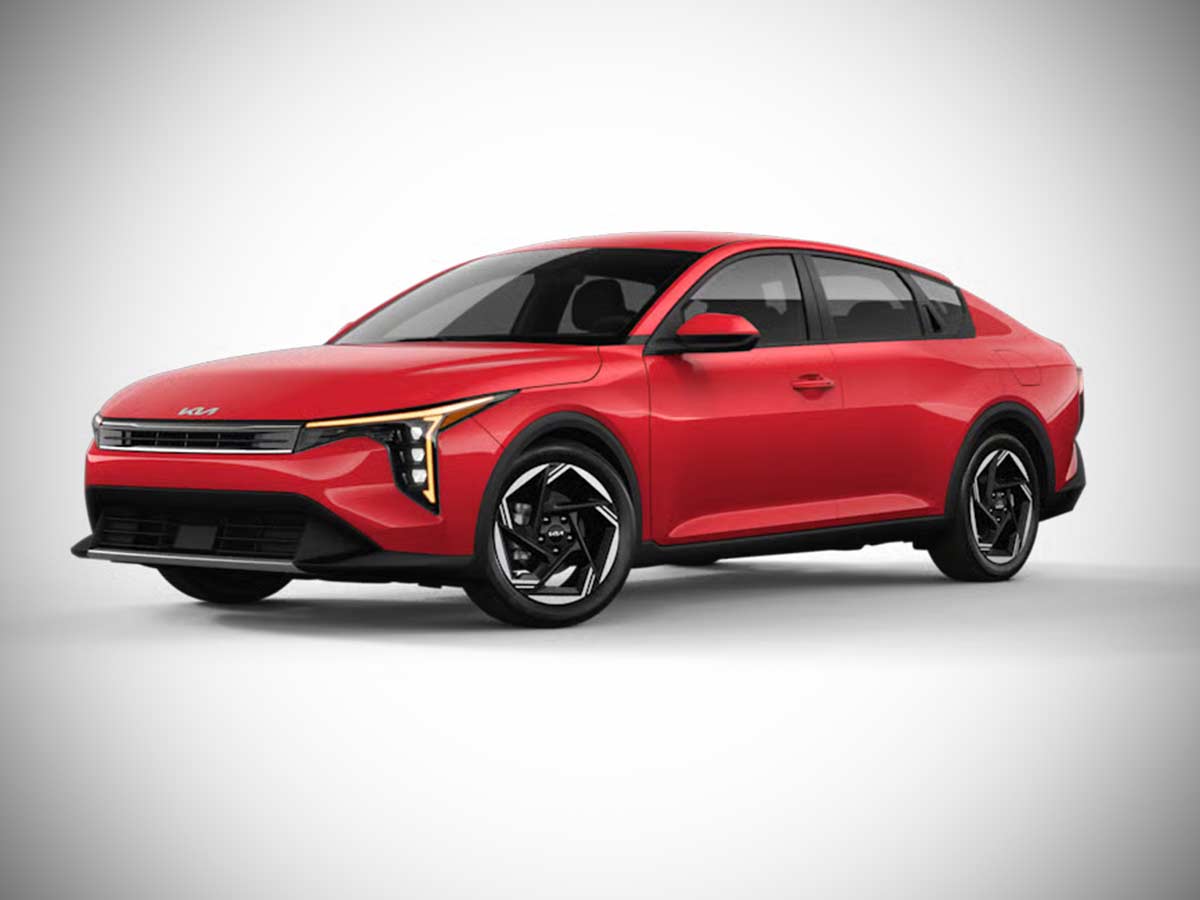 2025 Kia K4 EX Sedan Currant Red Front