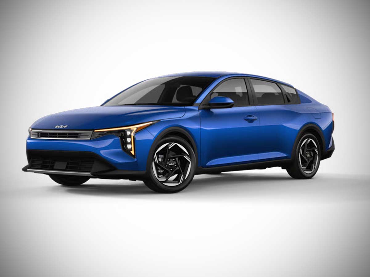 2025 Kia K4 EX Sedan Deep Sea Blue Front