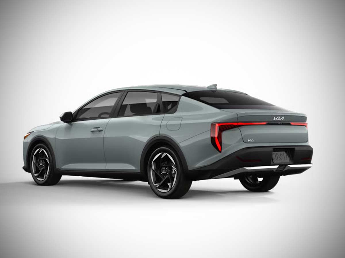 2025 Kia K4 EX Sedan Morning Haze Rear