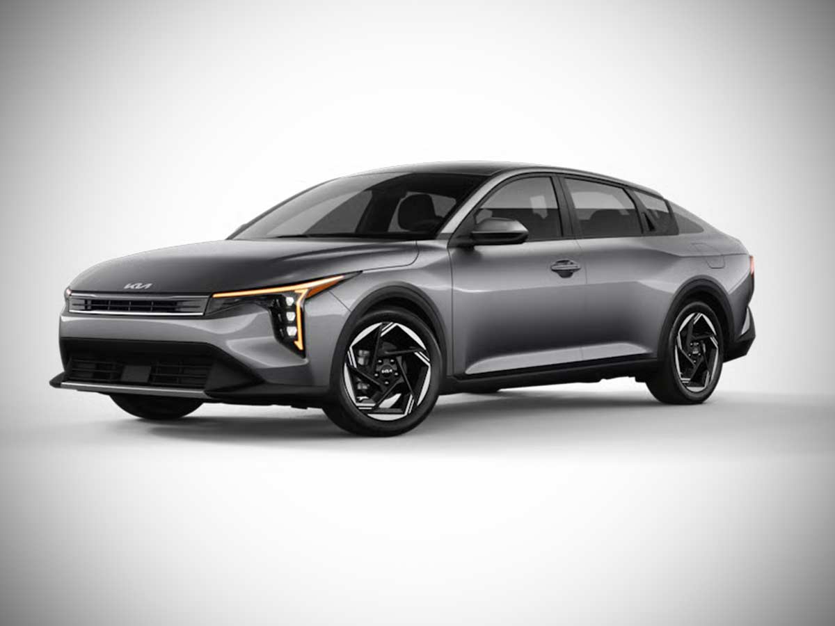 2025 Kia K4 EX Sedan Steel Gray Front