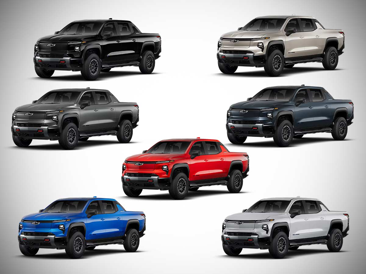2026 Chevrolet Silverado EV Trail Boss Color Options