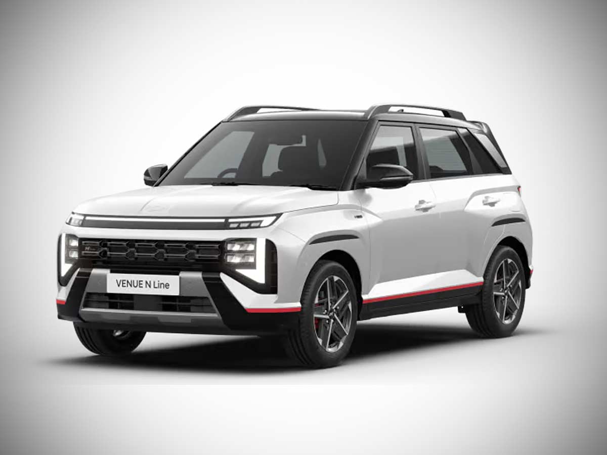 2026 Hyundai Venue N Line Atlas White with Abyss Black Roof