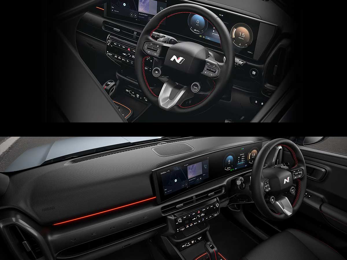 2026 Hyundai Venue N Line Black Interior