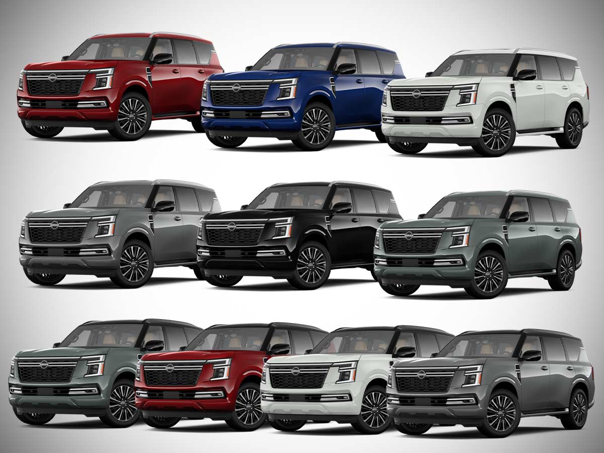 2026 Nissan Armada Platinum Reserve Colors All Options