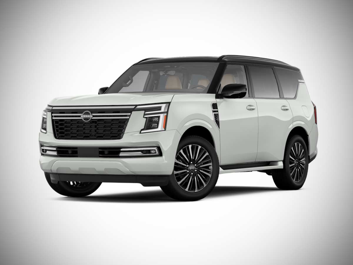 2026 Nissan Armada Platinum Reserve Everest White with Super Black Dual Tone