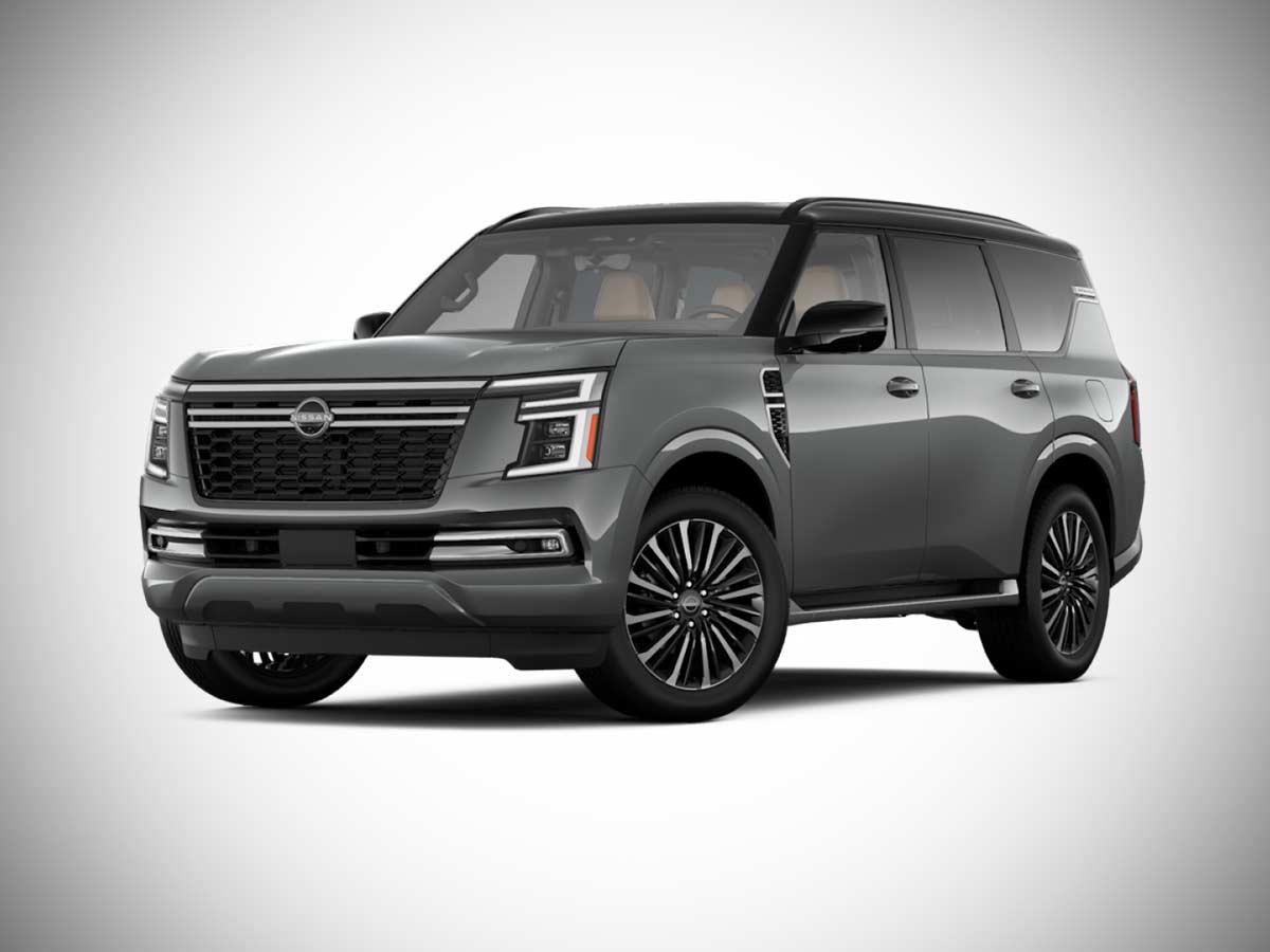 2026 Nissan Armada Platinum Reserve Gun Metallic with Super Black Dual Tone