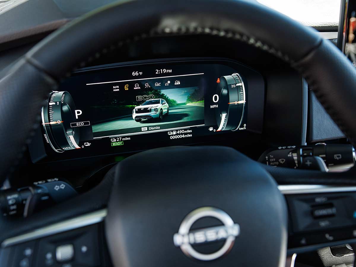 2026 Nissan Rogue Plug in Hybrid Digital Screen Instrumental Cluster