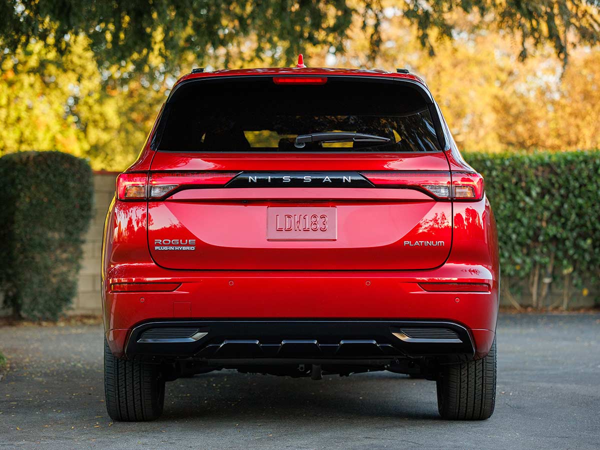 2026 Nissan Rogue Plug in Hybrid Rear